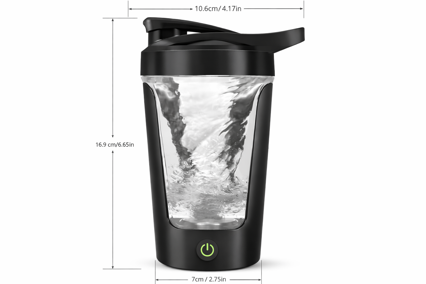 Black Electric Mixing Cup – Effortless Mixing in Seconds